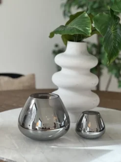 Kelly lykt/vase 10cm smoke