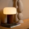 Kenan bordlampe 28cm brun