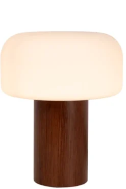 Kenan bordlampe 28cm brun