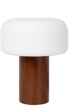 Kenan bordlampe 28cm brun