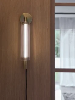 Kosta LED vegglampe 43,5cm messing