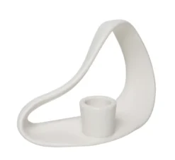 Kronelysestake abstrakt 14cm beige