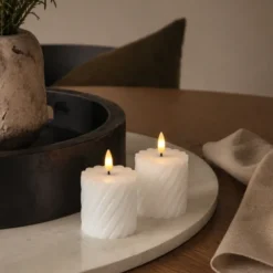 Kubbelys tvist mini 2 pk. hvit