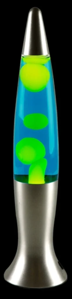 Lavalampe bordlampe grønn