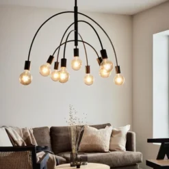 Lavello taklampe 95cm sort