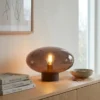 Leana bordlampe 16cm brun