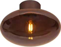 Leana plafond taklampe 25cm brun