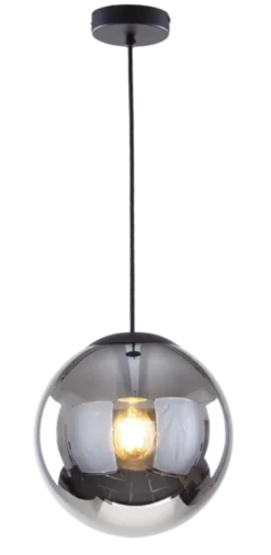 Leana taklampe 25cm sort