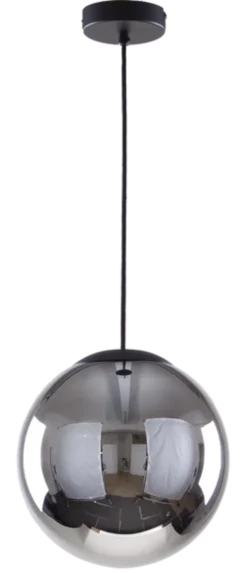 Leana taklampe 25cm sort
