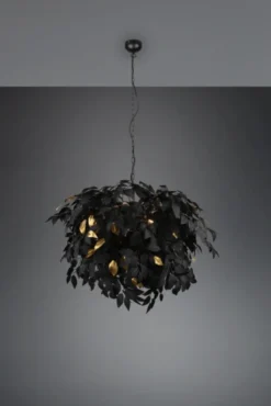 Leavy taklampe 70cm sort