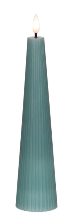 LED Cone kubbelys 21,5cm blå