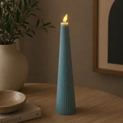 LED Cone kubbelys 27,5cm blå