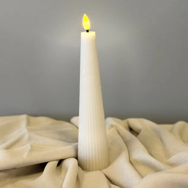LED Cone kubbelys 21,5cm grå