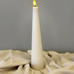 LED Cone kubbelys 27,5cm grå
