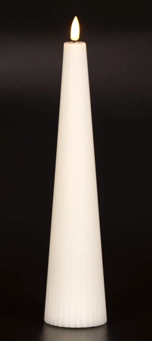 LED Cone kubbelys 27,5cm hvit