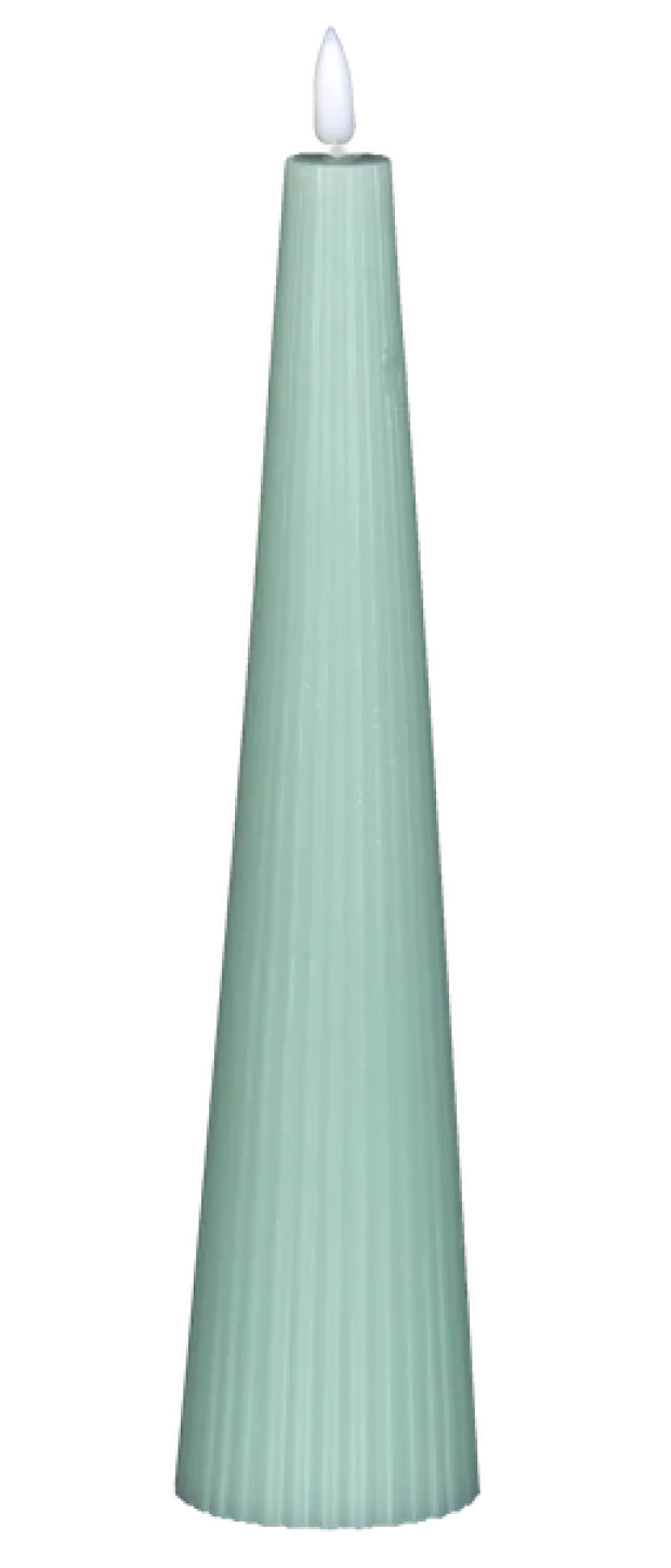 LED Cone kubbelys 27,5cm lys blå