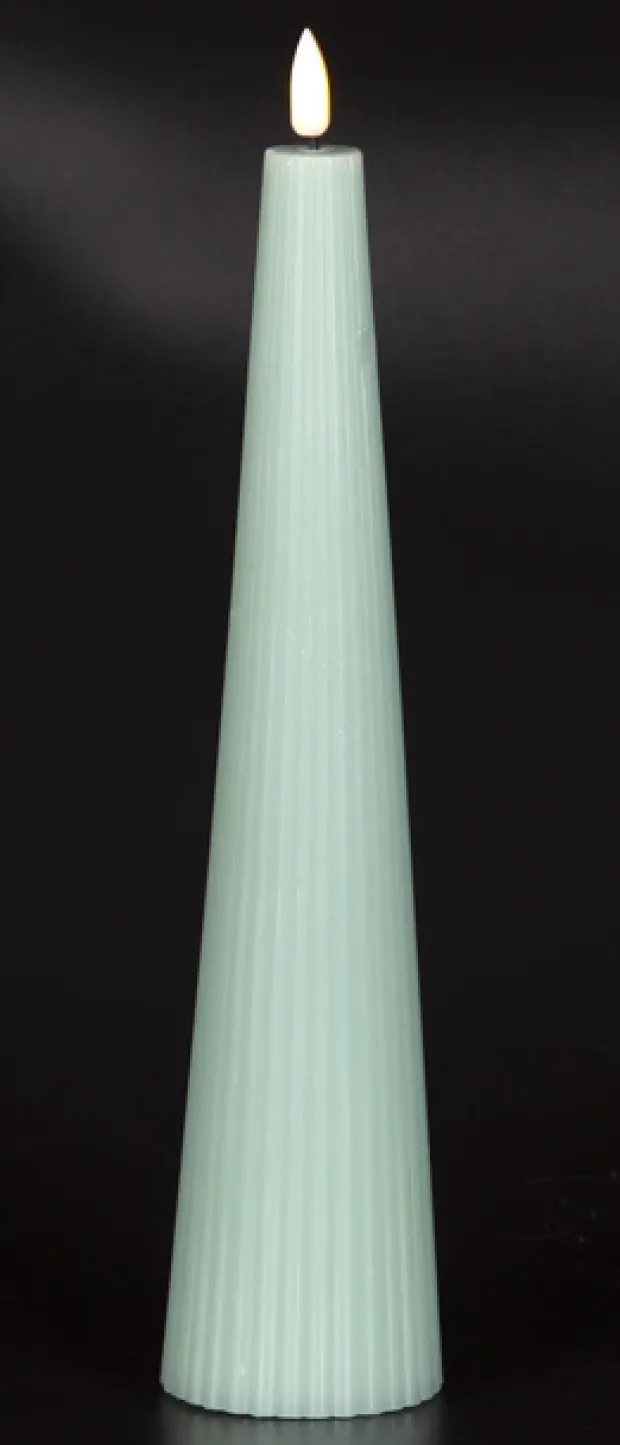 LED Cone kubbelys 27,5cm lys blå