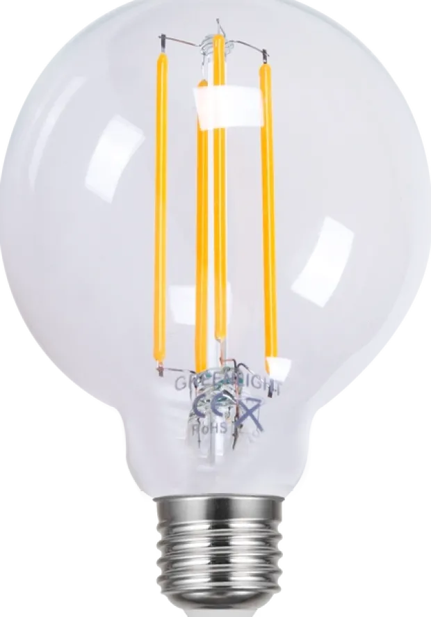 LED E27 globe 8cm dimbar 400lm 4W klar