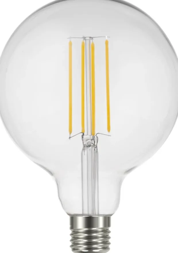 LED E27 globe 12,cm dimbar 4W klar