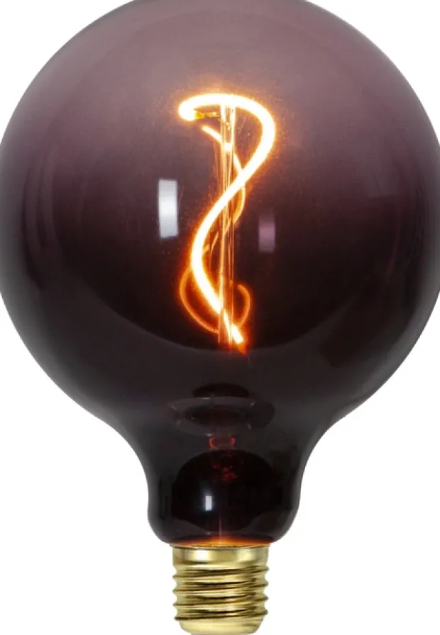 LED E27 globe 12,5cm dimbar 4W lilla