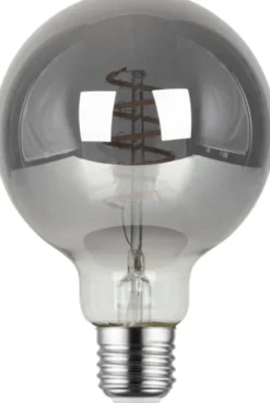 LED E27 globe 9,5cm dimbar 4W 150lm smoke