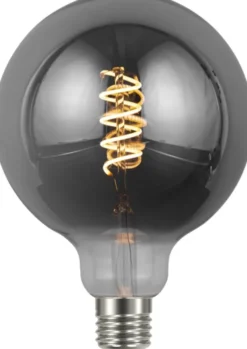 LED E27 globe 12,5cm dimbar 4W 160lm smoke