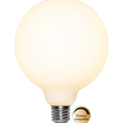 LED E27 globe 12,5cm 470lm dim opal