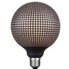 LED E27 globe 12,5cm 3-step dimbar 6W sort