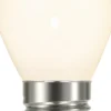 LED E27 krone dimbar 4W hvit