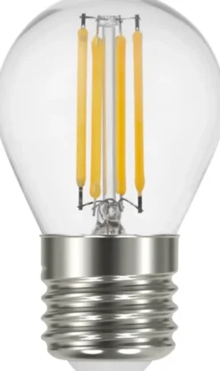 LED E27 krone dimbar 4W klar