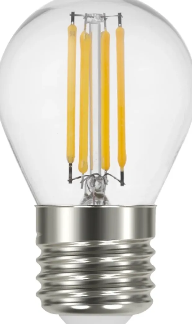 LED E27 krone dimbar 4W klar