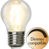 LED E27 krone dimbar 4,2W klar