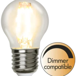 LED E27 krone dimbar 4,2W klar