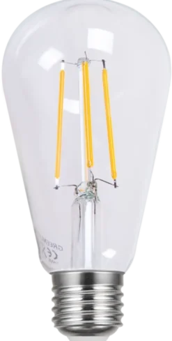 LED E27 lanterne dimbar 4W 400lm klar