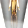 LED E27 lanterne dimbar 4W smoke