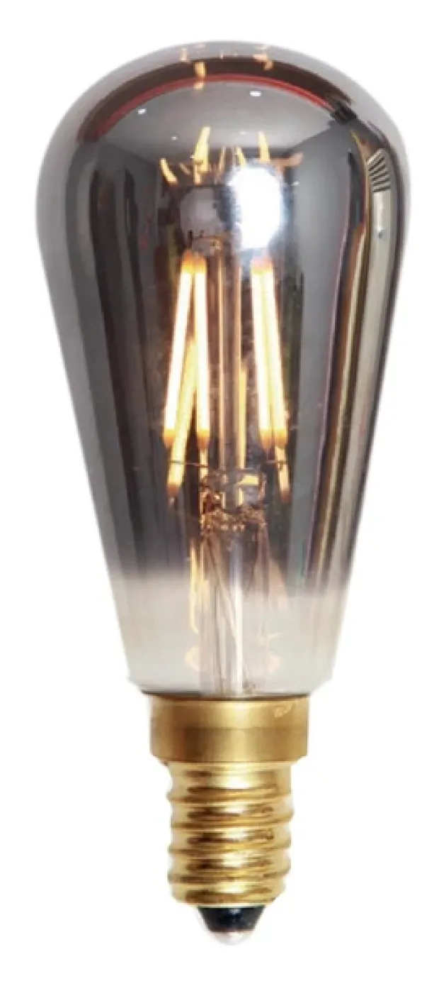 LED E14 lanterne dimbar 4W smoke