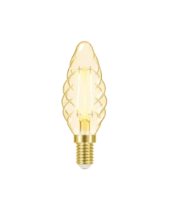 LED E14 mignon dimbar 2W amber