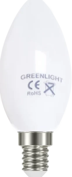LED E14 mignon dimbar 4W hvit