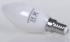 LED E14 mignon dimbar 4W hvit