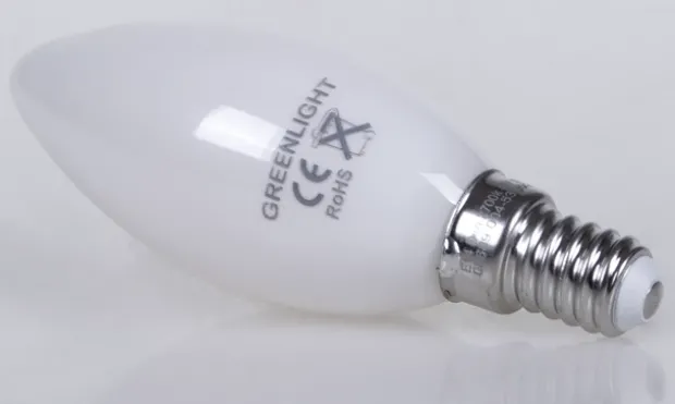 LED E14 mignon dimbar 4W hvit