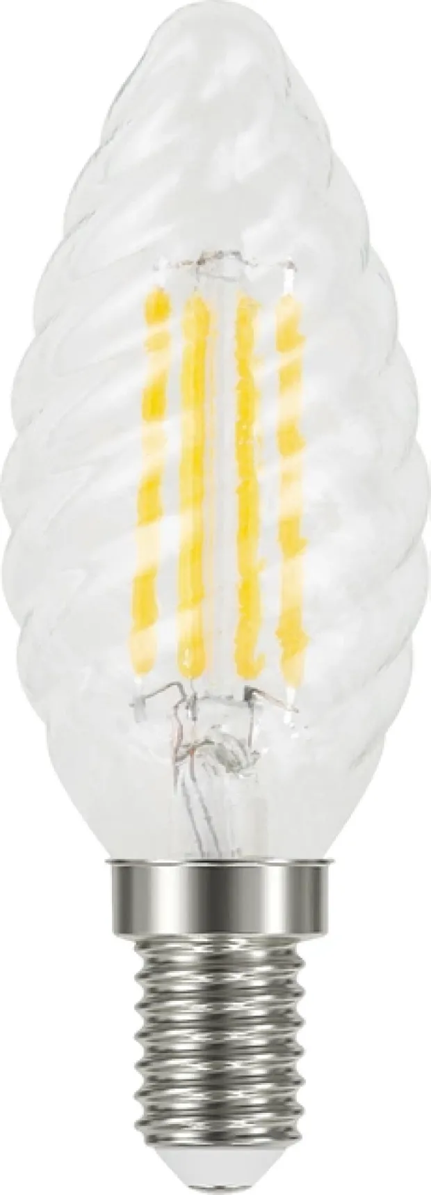 LED E14 mignon twist dimbar 3,7W klar