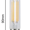 LED E14 rør 5W dimbar