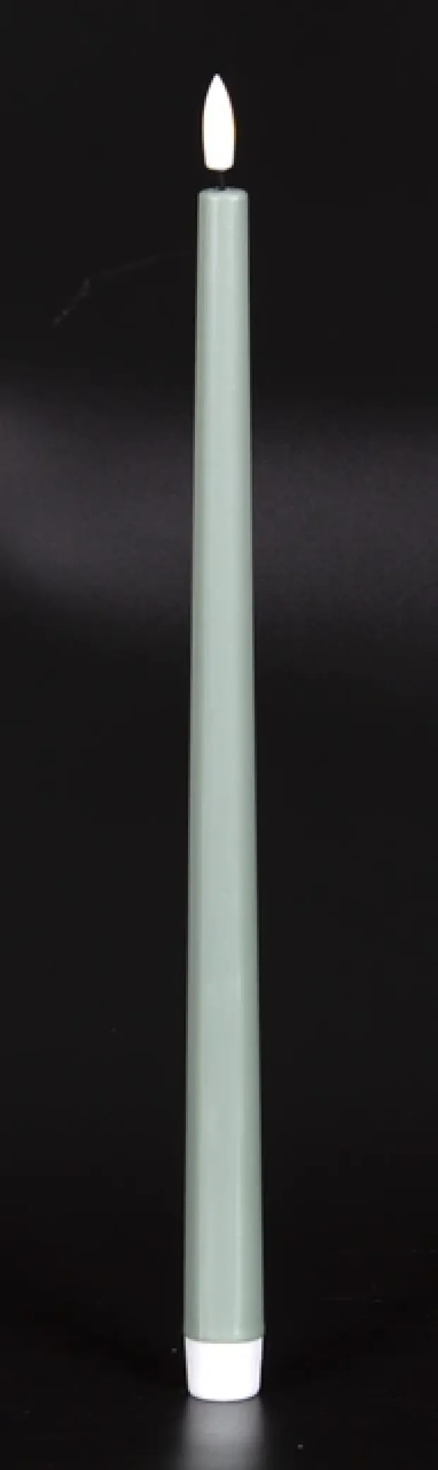 LED Kronelys Long 2pk. grønn