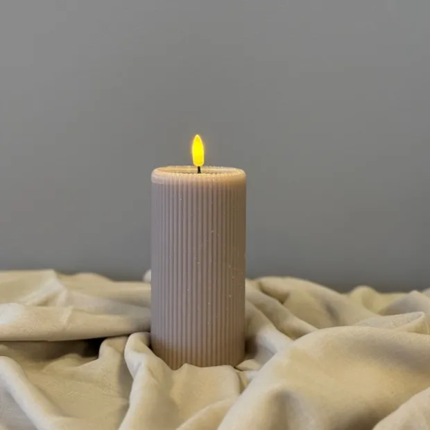 LED Soy kubbelys 12,5cm grå