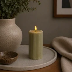 LED Soy kubbelys 15cm grønn