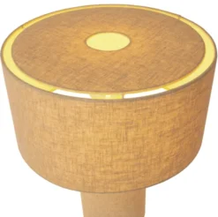 Leeroy bordlampe 42cm beige