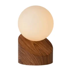 Len bordlampe 16cm brun