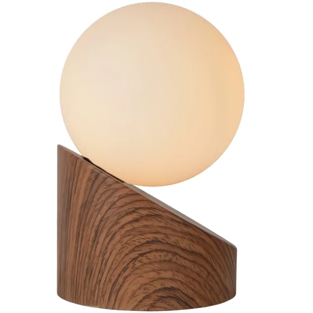 Len bordlampe 16cm brun