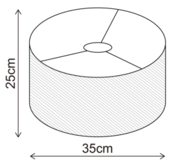 Liana skjerm sylinder 35cm