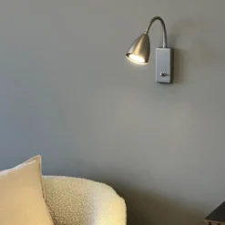 Lina Flex leselampe vegg 25cm stål